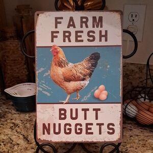 Farm Fresh Butt Nuggets Sign